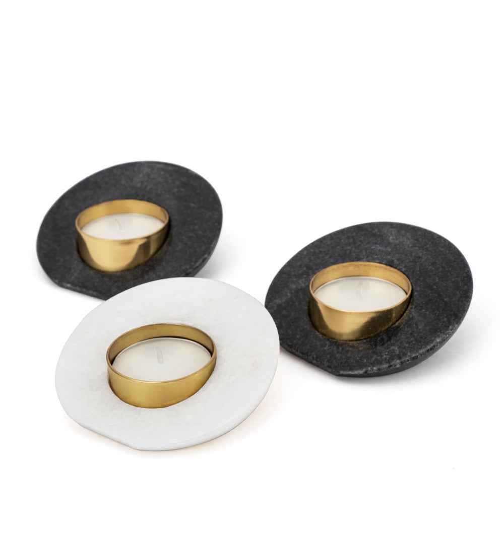 Sangemarmar Tea-Light Black