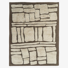 Burnt Sienna Wool Rug