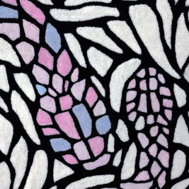 Serpent Black & White NZ Wool 5.5x4 feet Rectangle Rug - I MEAN DESIGN