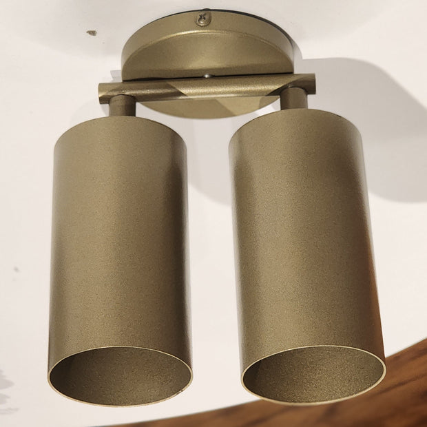 CLH172 Beige Dual Spot Ceiling Light