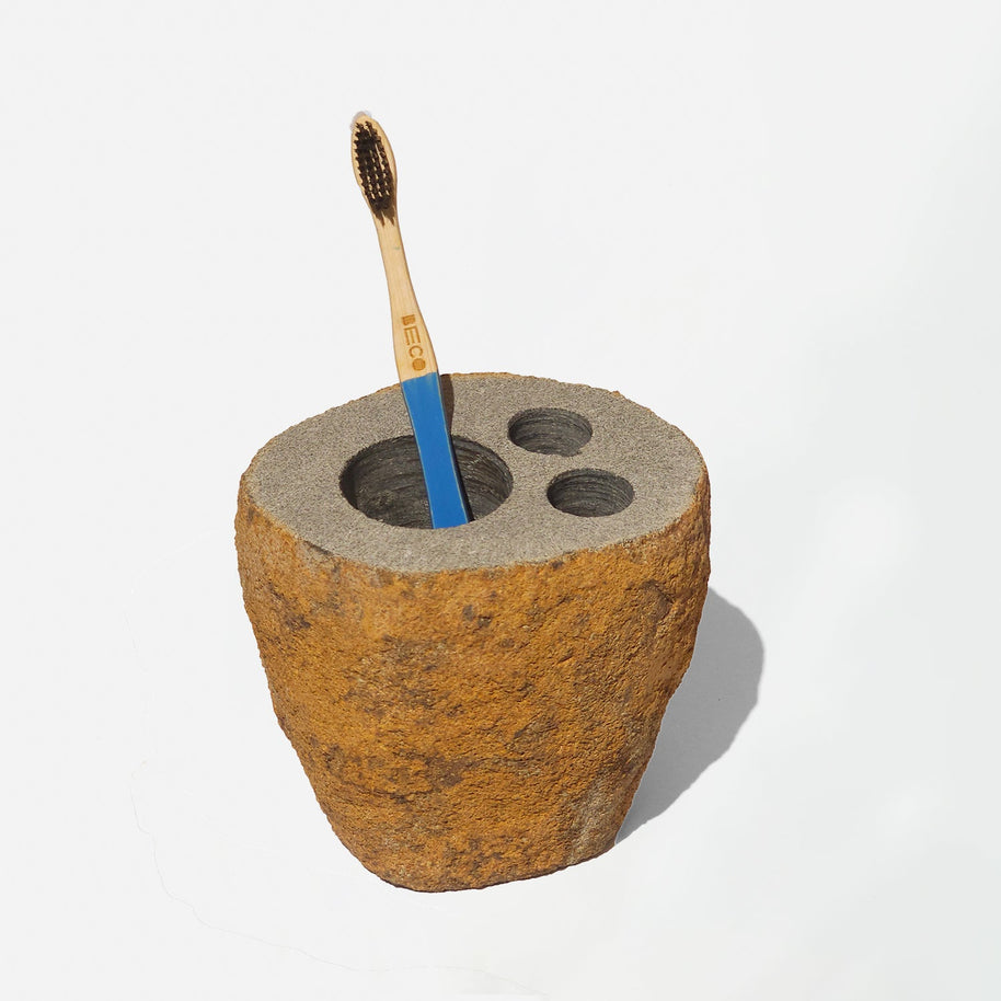 Boulder Brush Holder