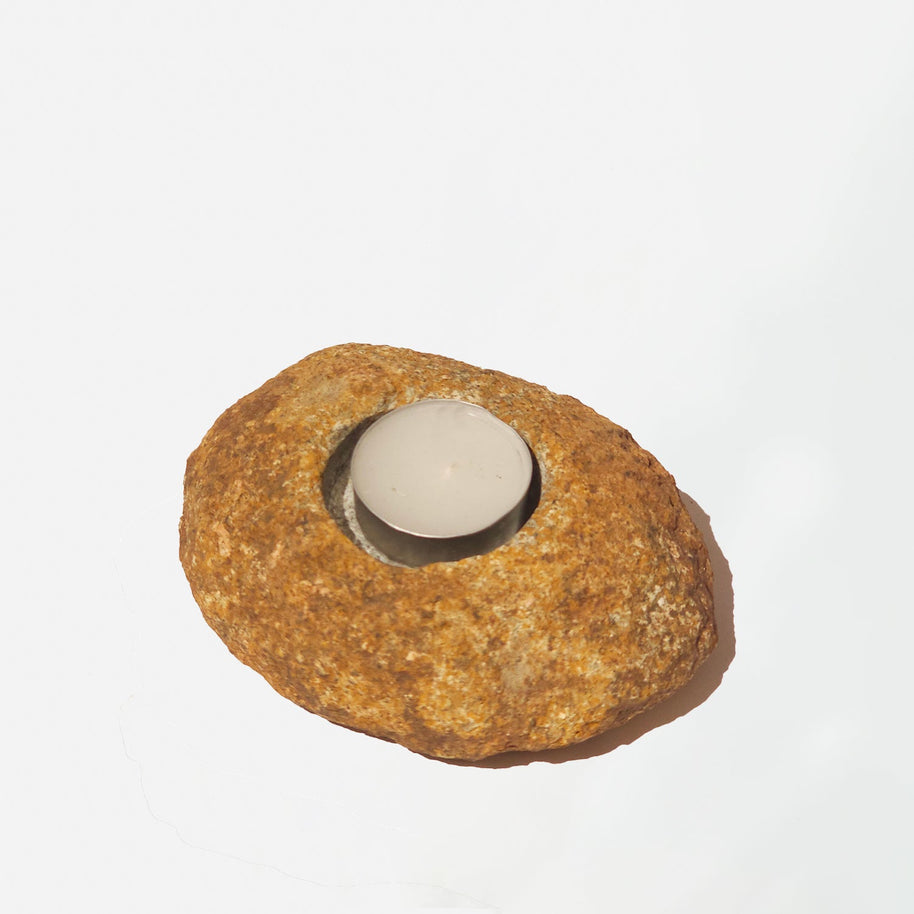 Boulder Tea Light Holder