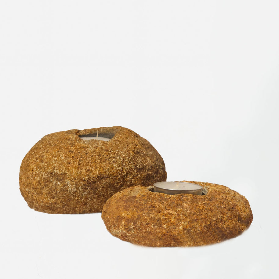 Boulder Tea Light Holder