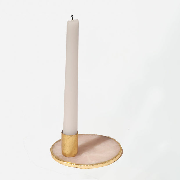 Semi Precious Candle Holder