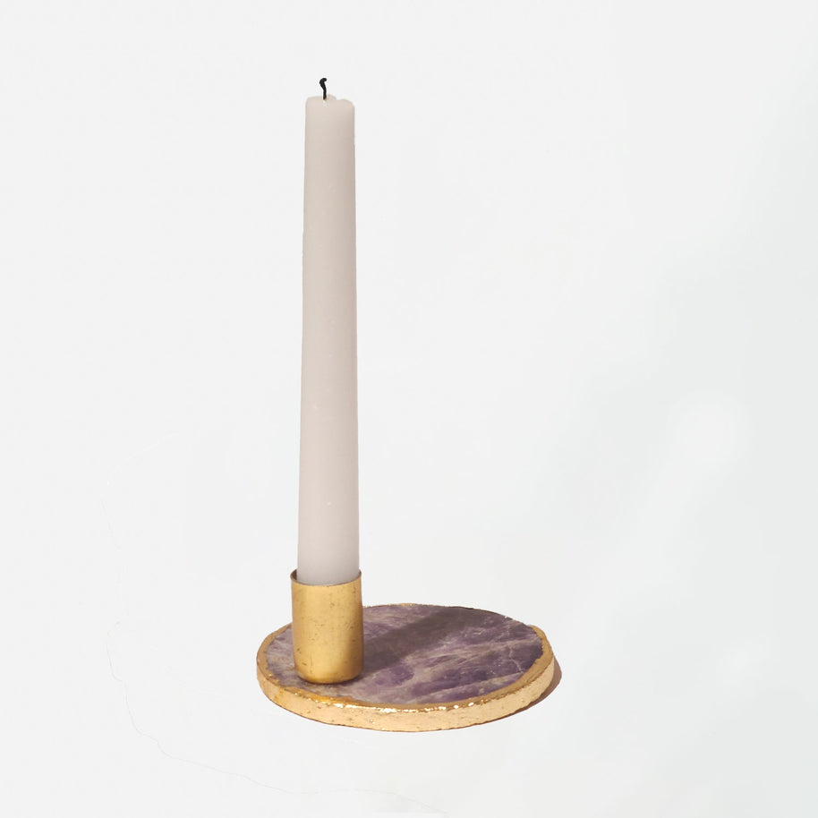 Semi Precious Candle Holder