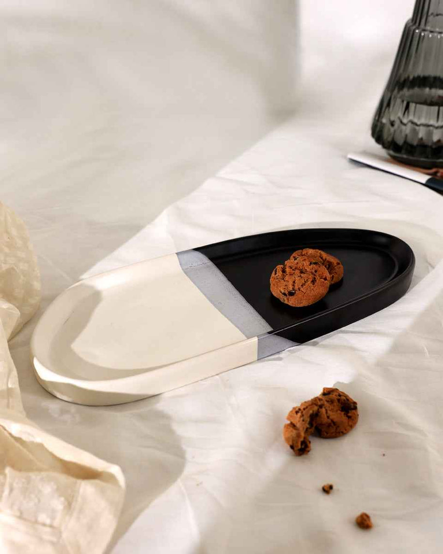 Yin Yang Sculptural Platter