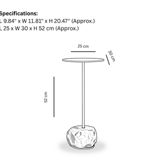 Boulder Side Table