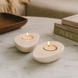 Avocado Marble Tea light Holder