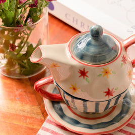 Rangoli- Tea Set for One