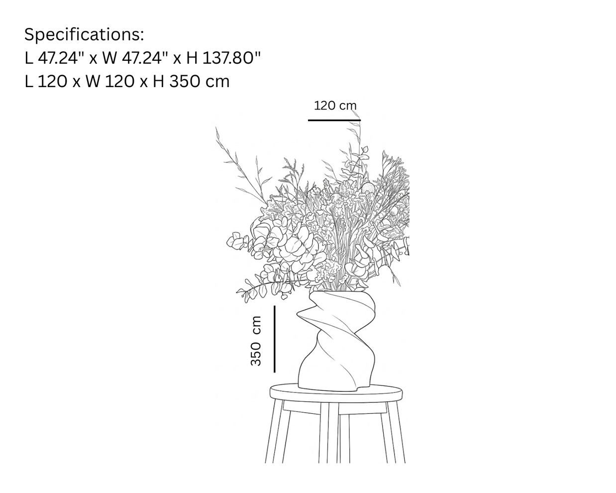 Twisted Contour Vase