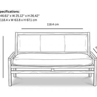 Square Double Seater Low
