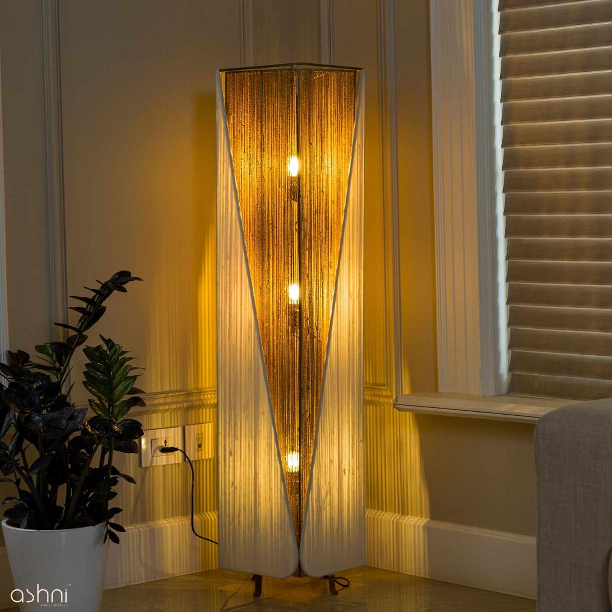 Reed Floor Lamp