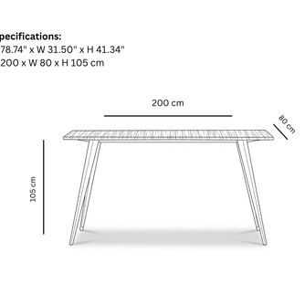 Soho Table Rectangular High