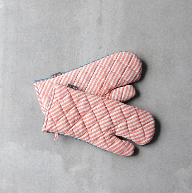 BASIK POP - MITTEN - TEAL/CORAL