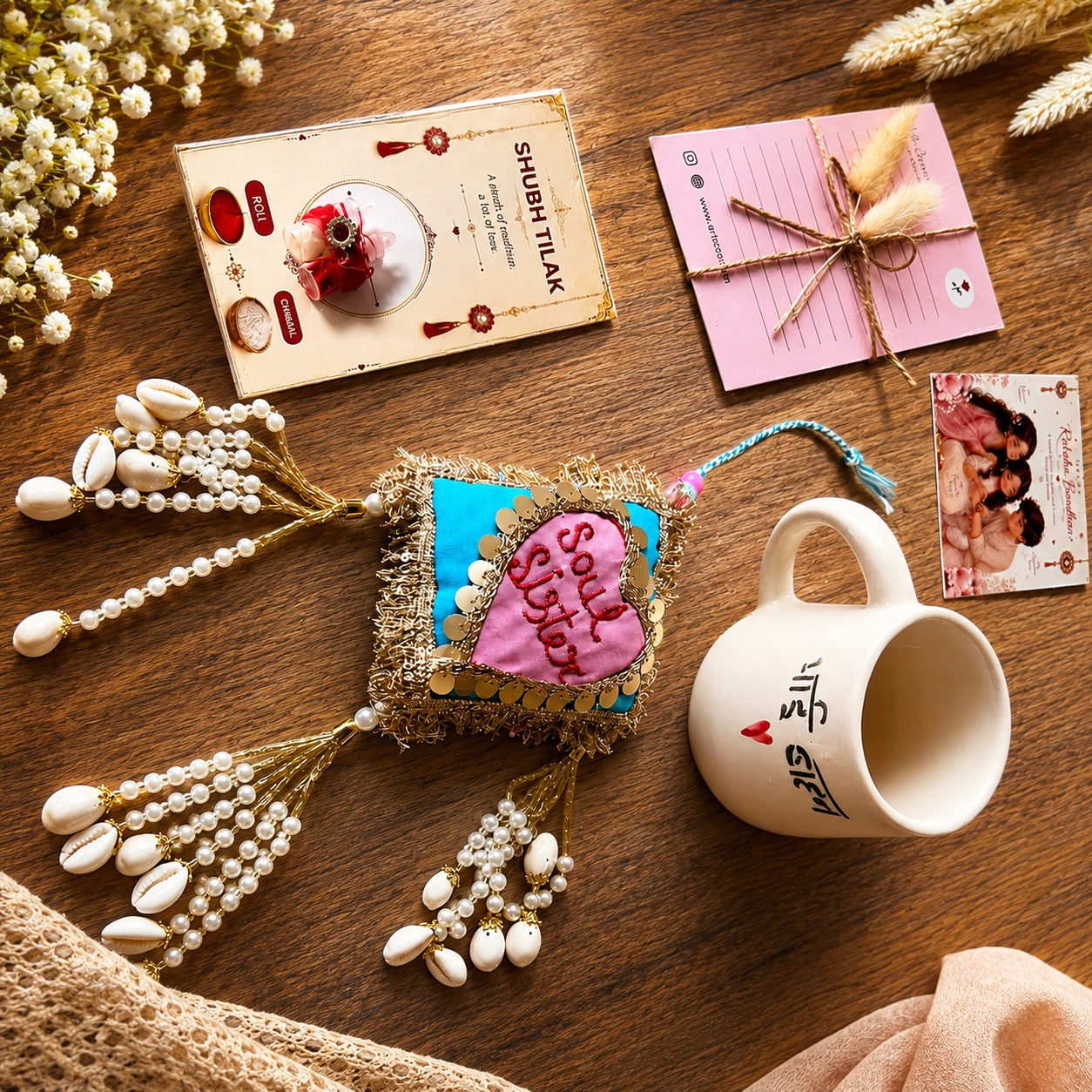 Artecasa Soul Sister Rakhi Hamper | Premium Raksha Bandhan Gift Hamper - https://artecasa.in/