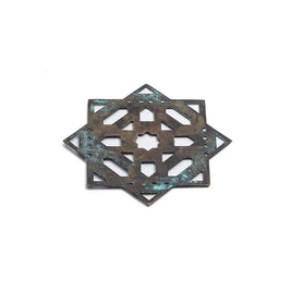 Mantra Coasters turquoise - set of 2