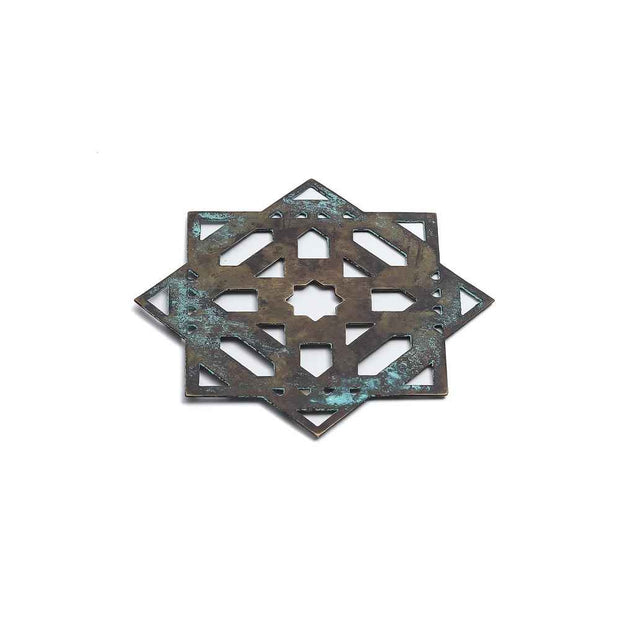 Mantra Coasters turquoise - set of 2