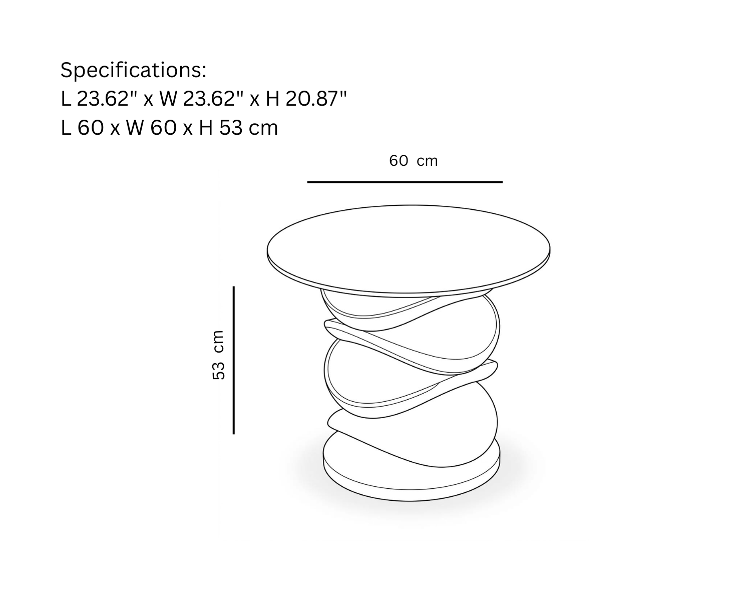 Parabolaire End Table