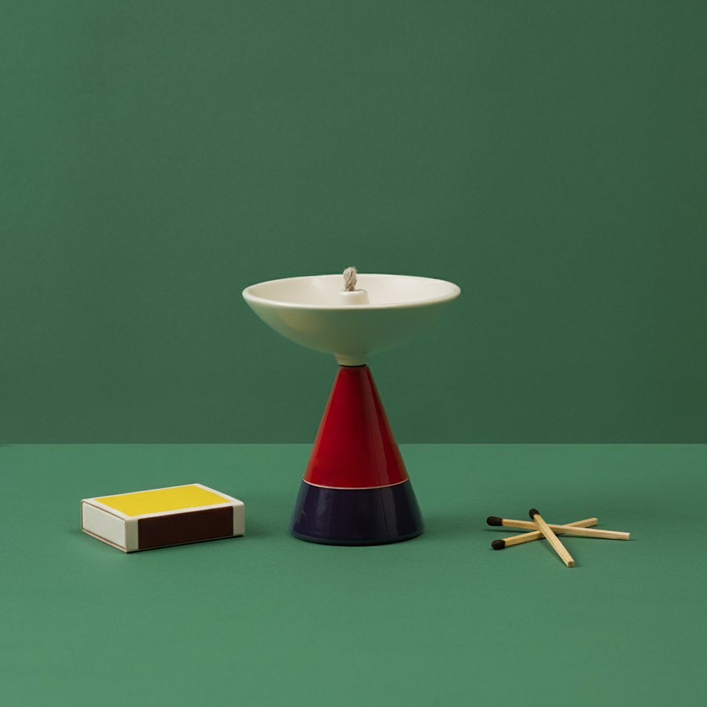 UT Pop - Oil Lamp - Small [Block Red] - I MEAN DESIGN