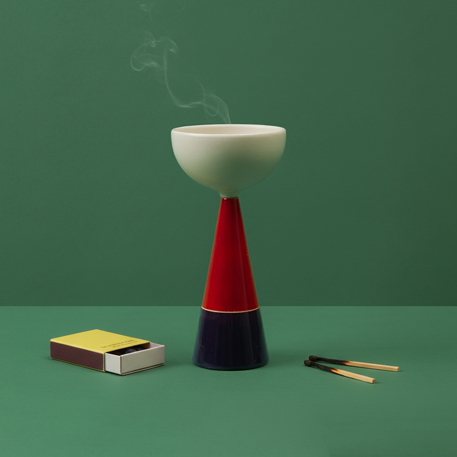 UT Pop - Oil Lamp - Tall [Block Red] - I MEAN DESIGN