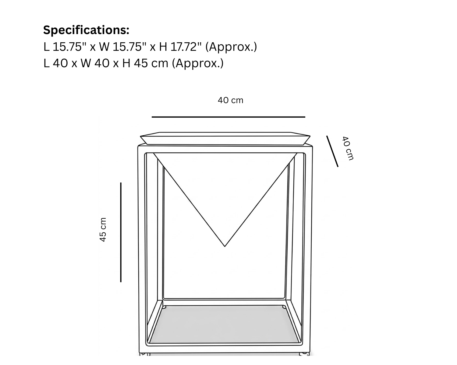 Pyramid Side Table