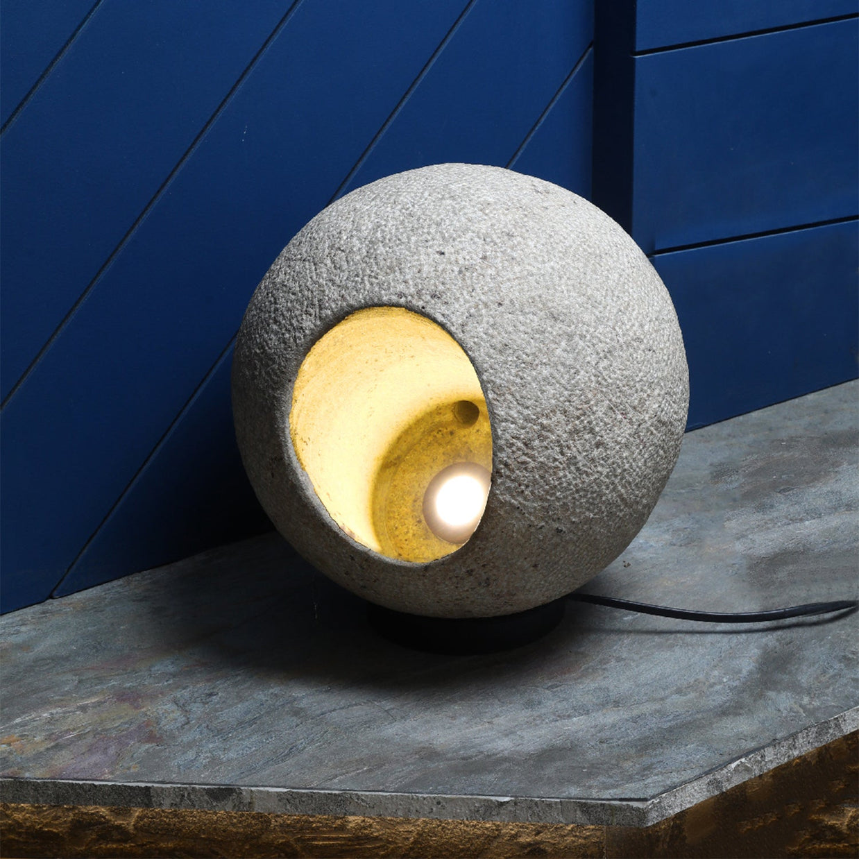 Stone Sphere Lamp