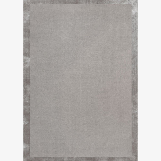 Fragment Wool & Silk Rug / Medium Grey