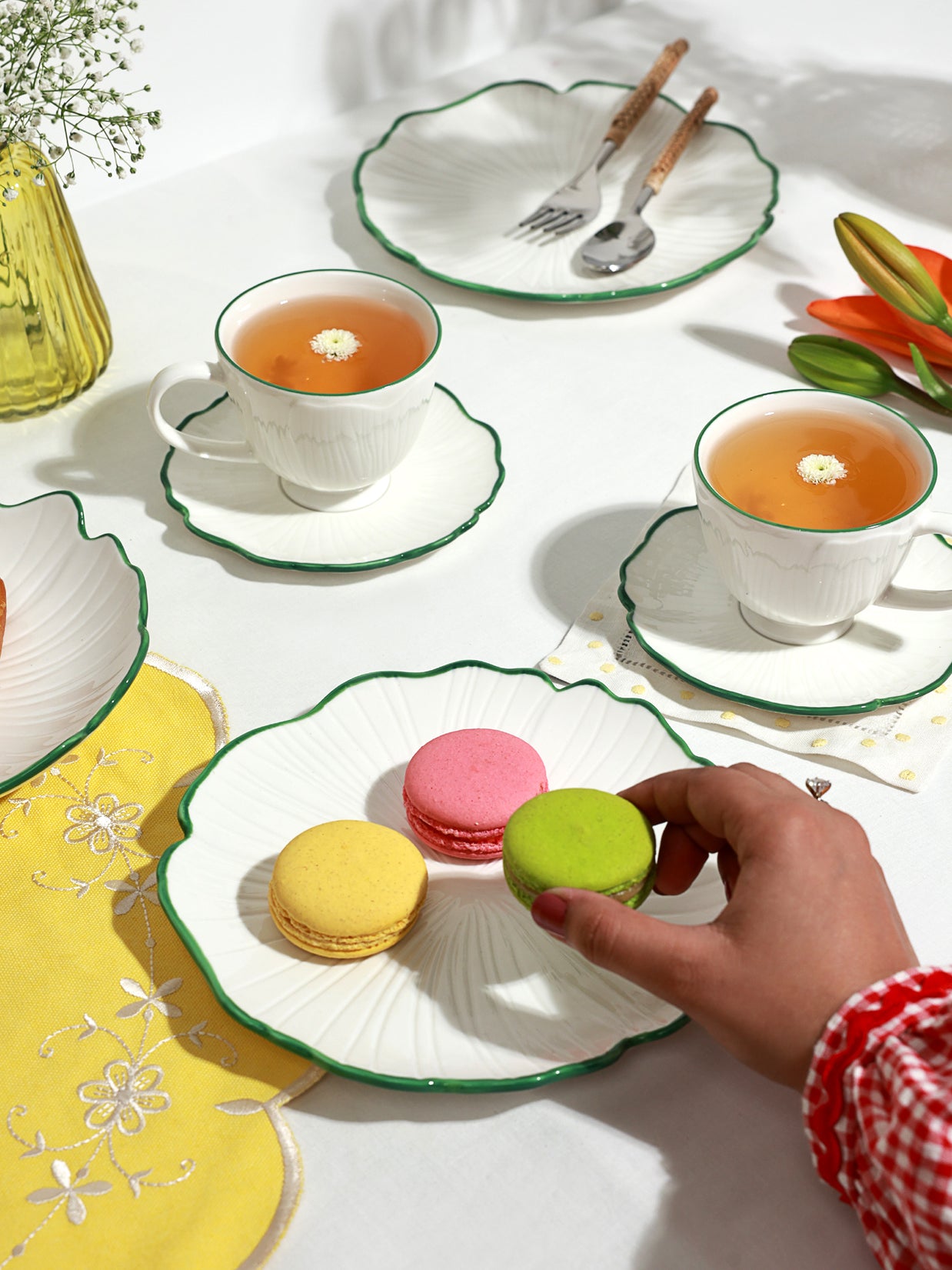 Edge of Evergreen Quarter Plate - Set of 4