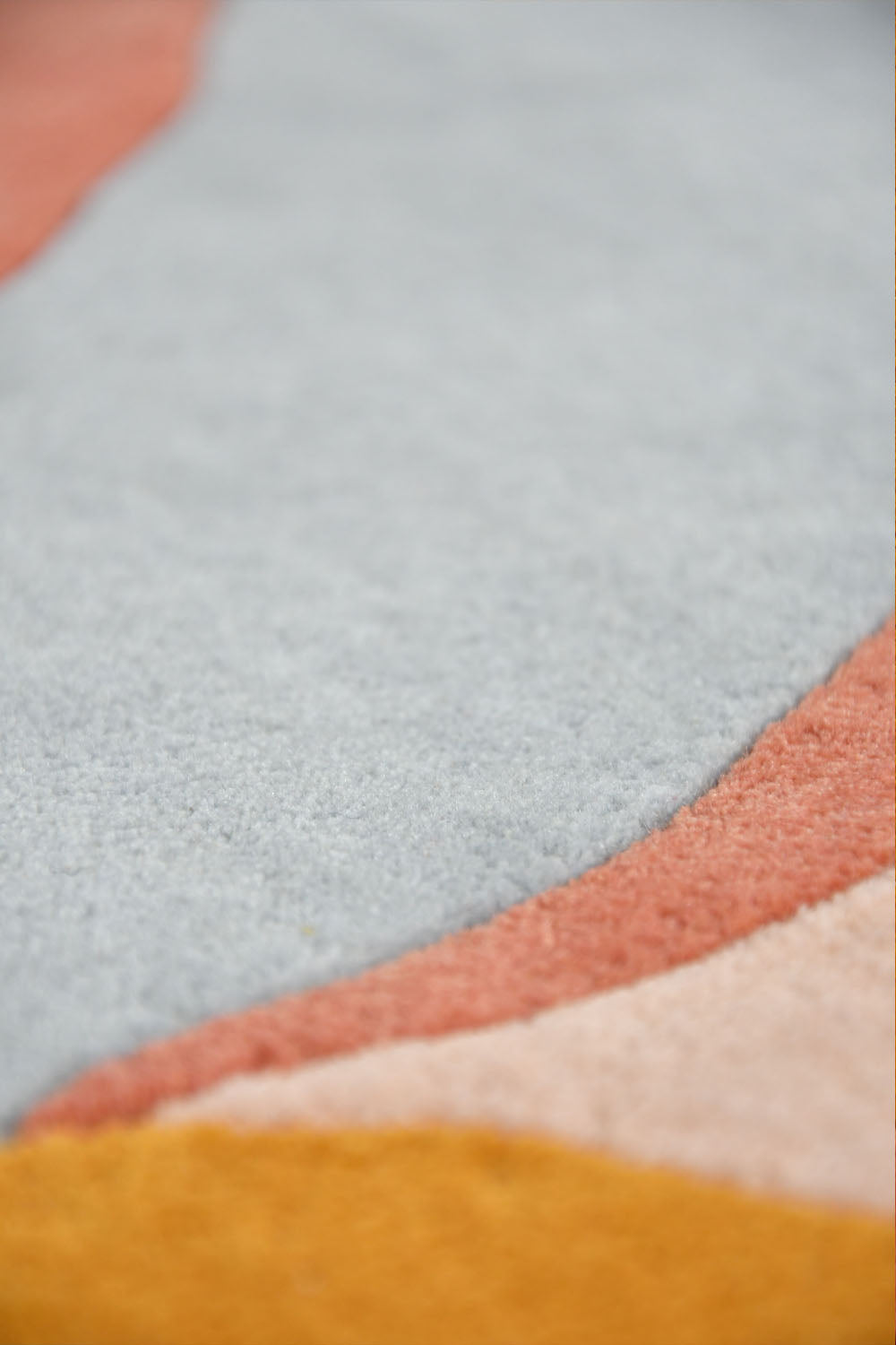 Lava Multicolour NZ Wool 6x6 feet Irregular Rug - I MEAN DESIGN