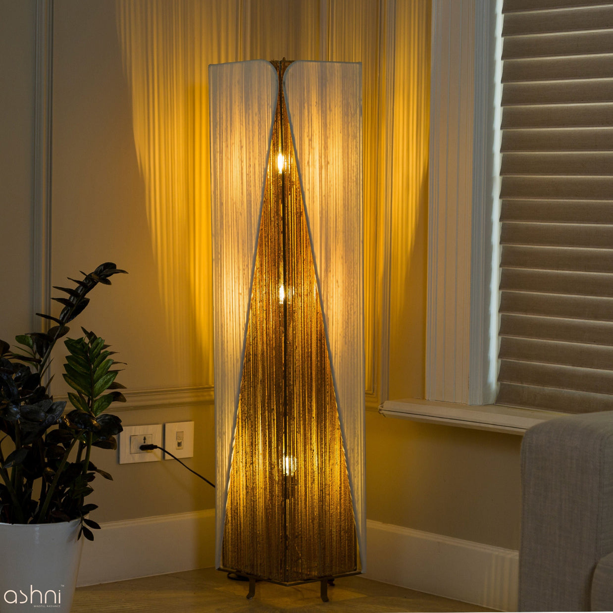 Reed Floor Lamp