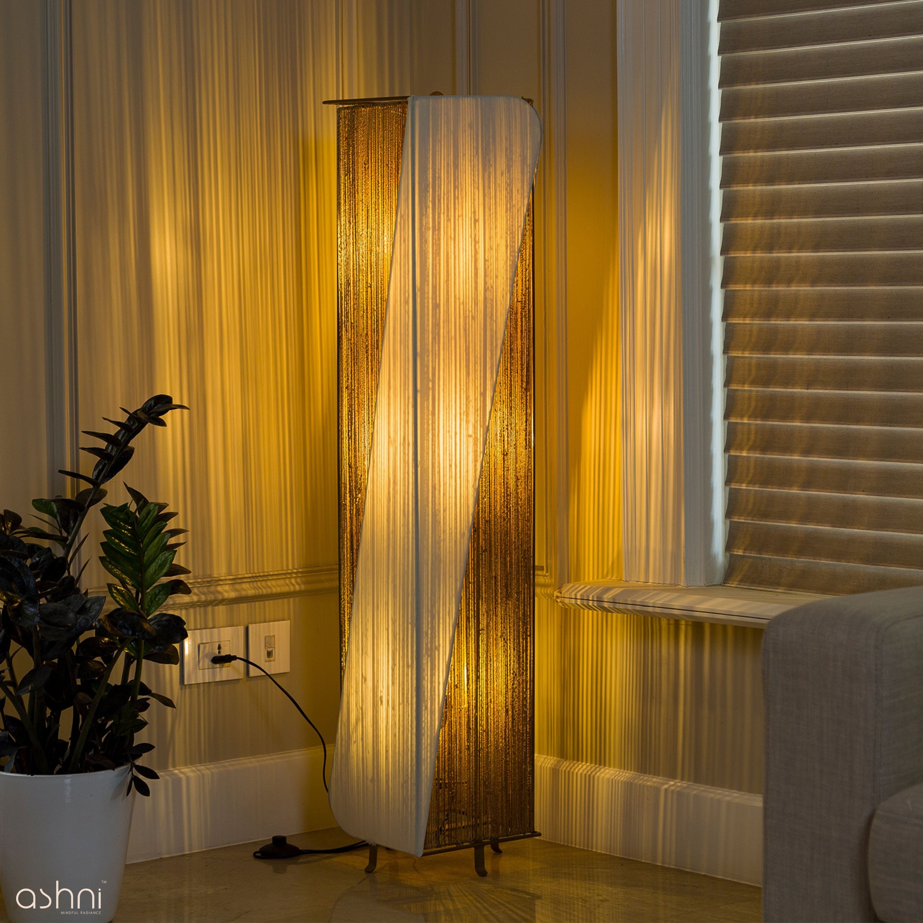Reed Floor Lamp