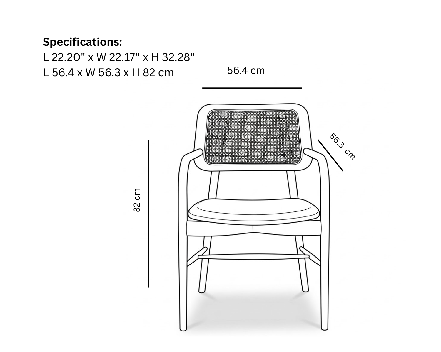 Sled Arm Chair
