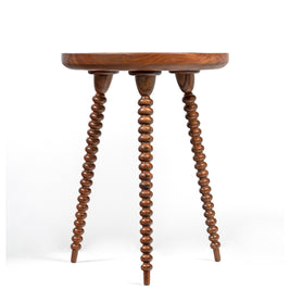 Trio Walnut Side Table