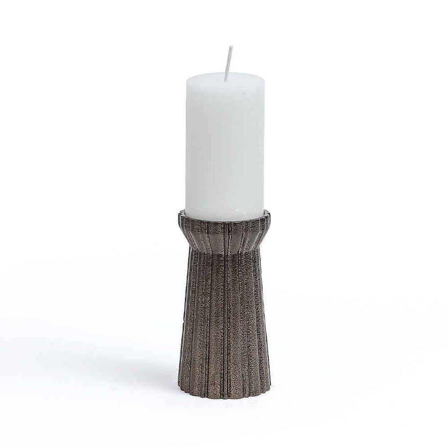 Qutub gold candle stand - M