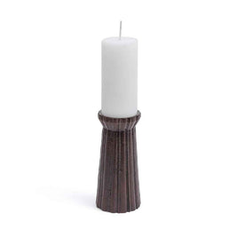Qutub Copper Candle Stand - set of 4