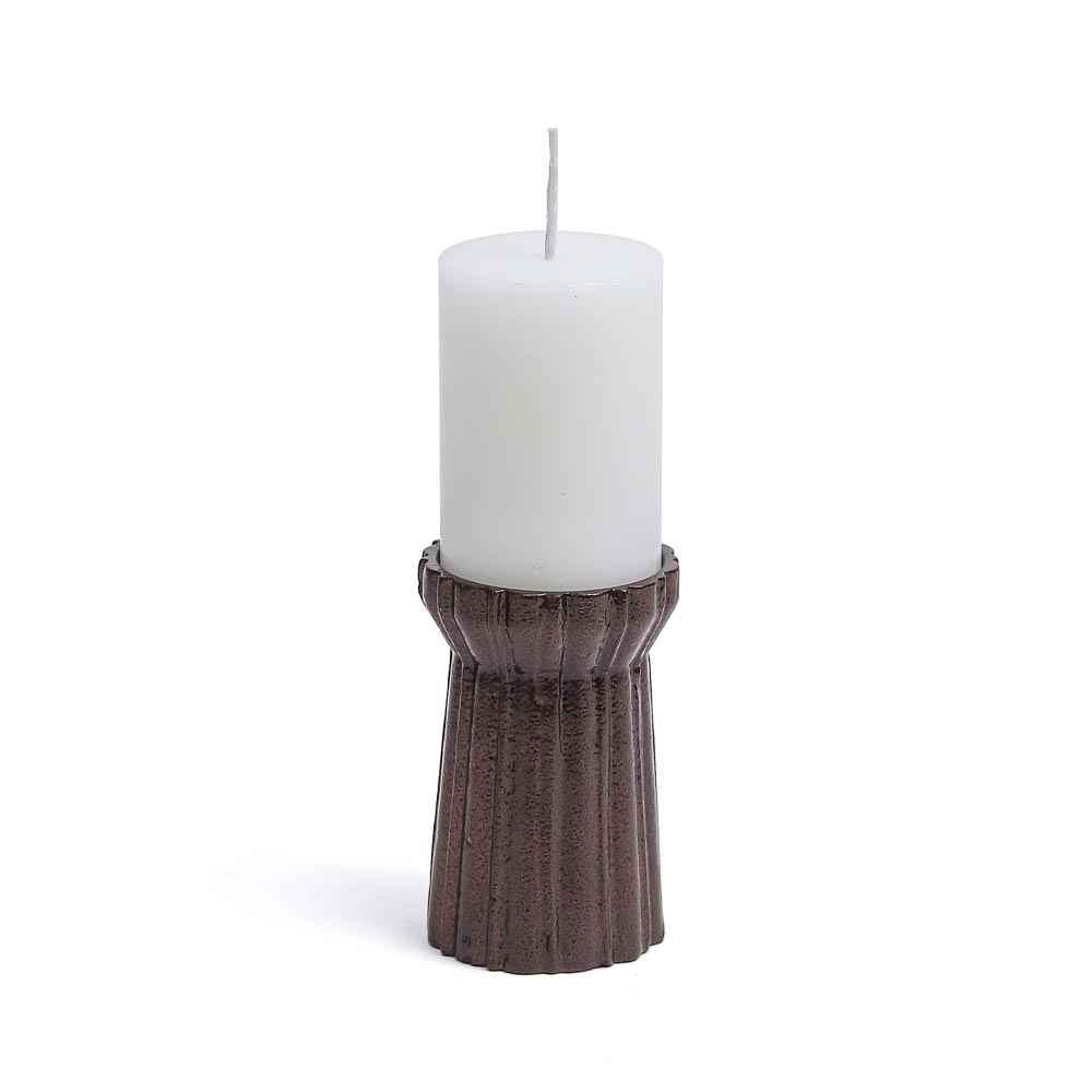 Qutub Copper Candle Stand - S