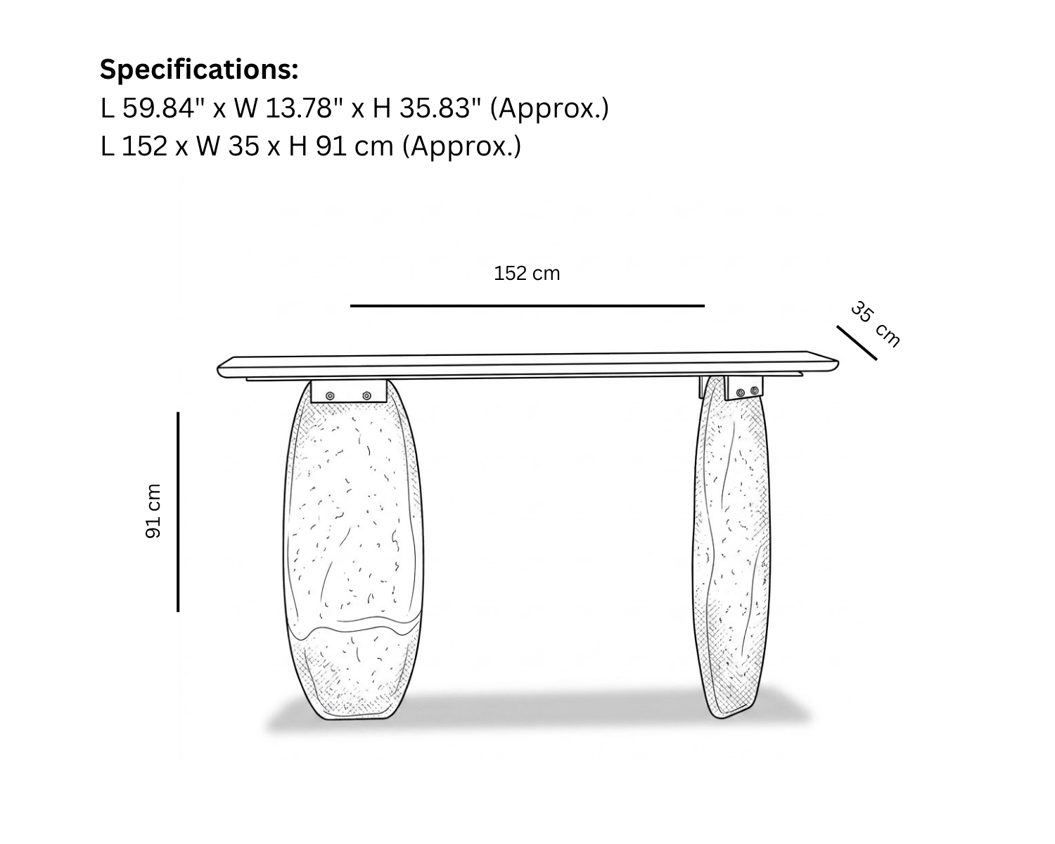 Classic Granite Console