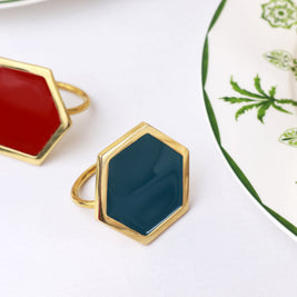 Hexy Rings Set of 4