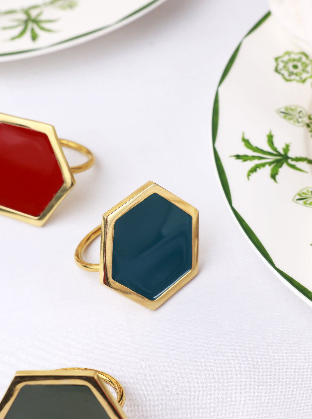 Hexy Rings Set of 4