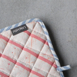BASIK POP - POT HOLDER - CORAL [Set of 2]
