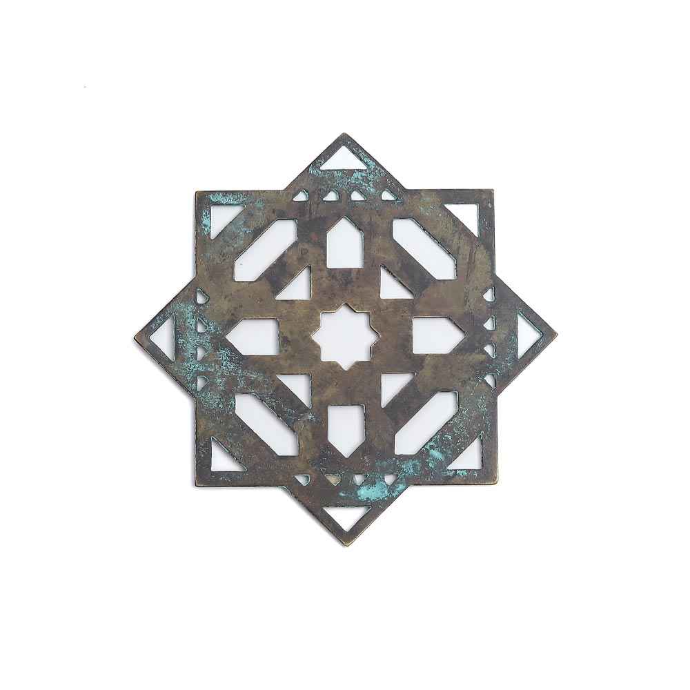 Mantra Coasters turquoise - set of 2