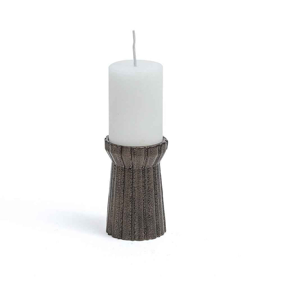 Qutub Gold Candle Stand - S