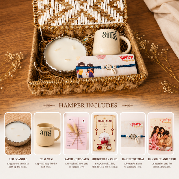 Artecasa Forever Bhai Celebration Hamper | Premium Rakhi Gift Hamper - https://artecasa.in/