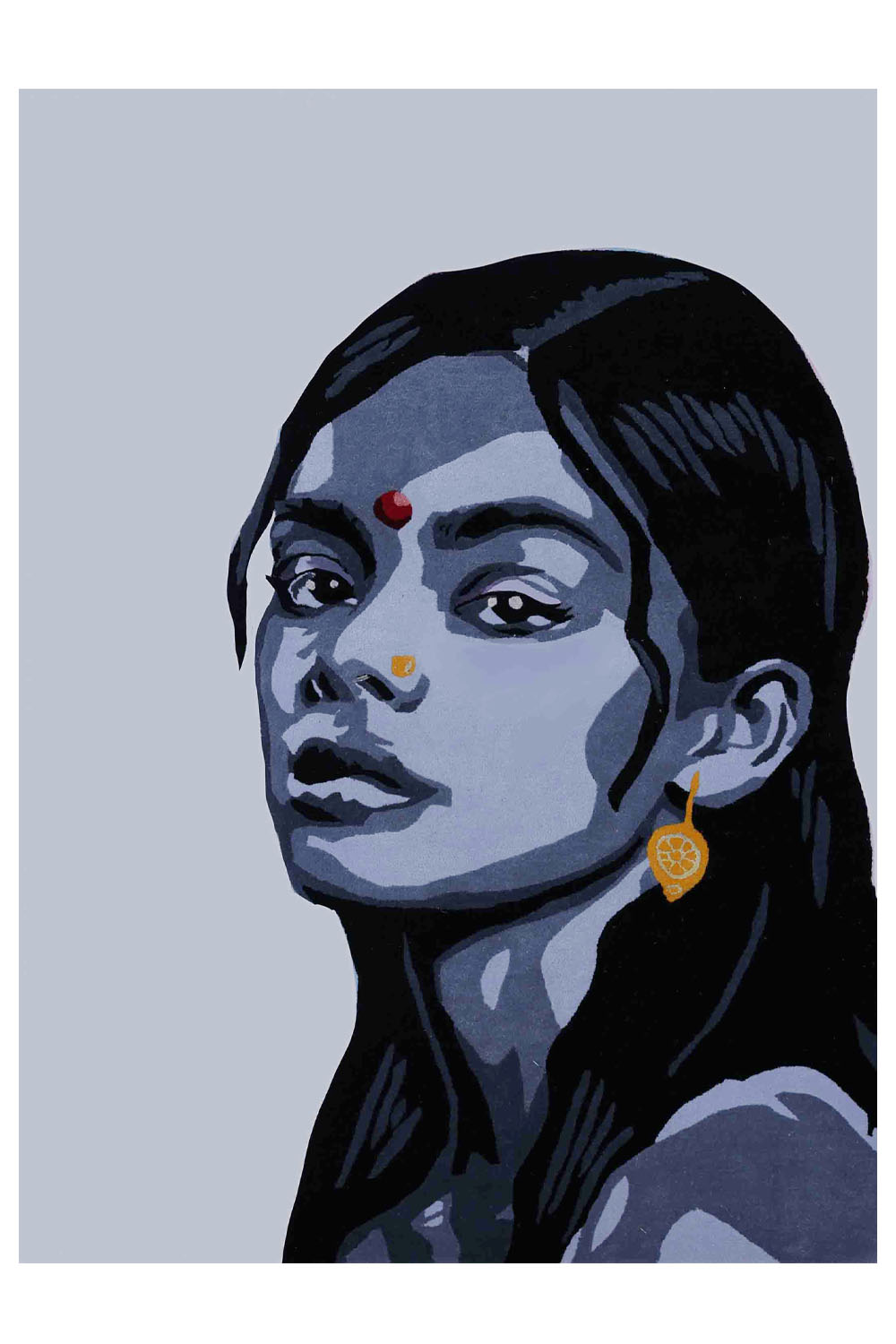 Arinna Black & White NZ Wool bamboo silk 4x6 feet Rectangle Rug