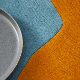 Lava Multicolour NZ Wool 6x6 feet Irregular Rug - I MEAN DESIGN