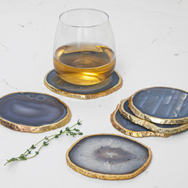 Semi Precious Coasters Set of 4