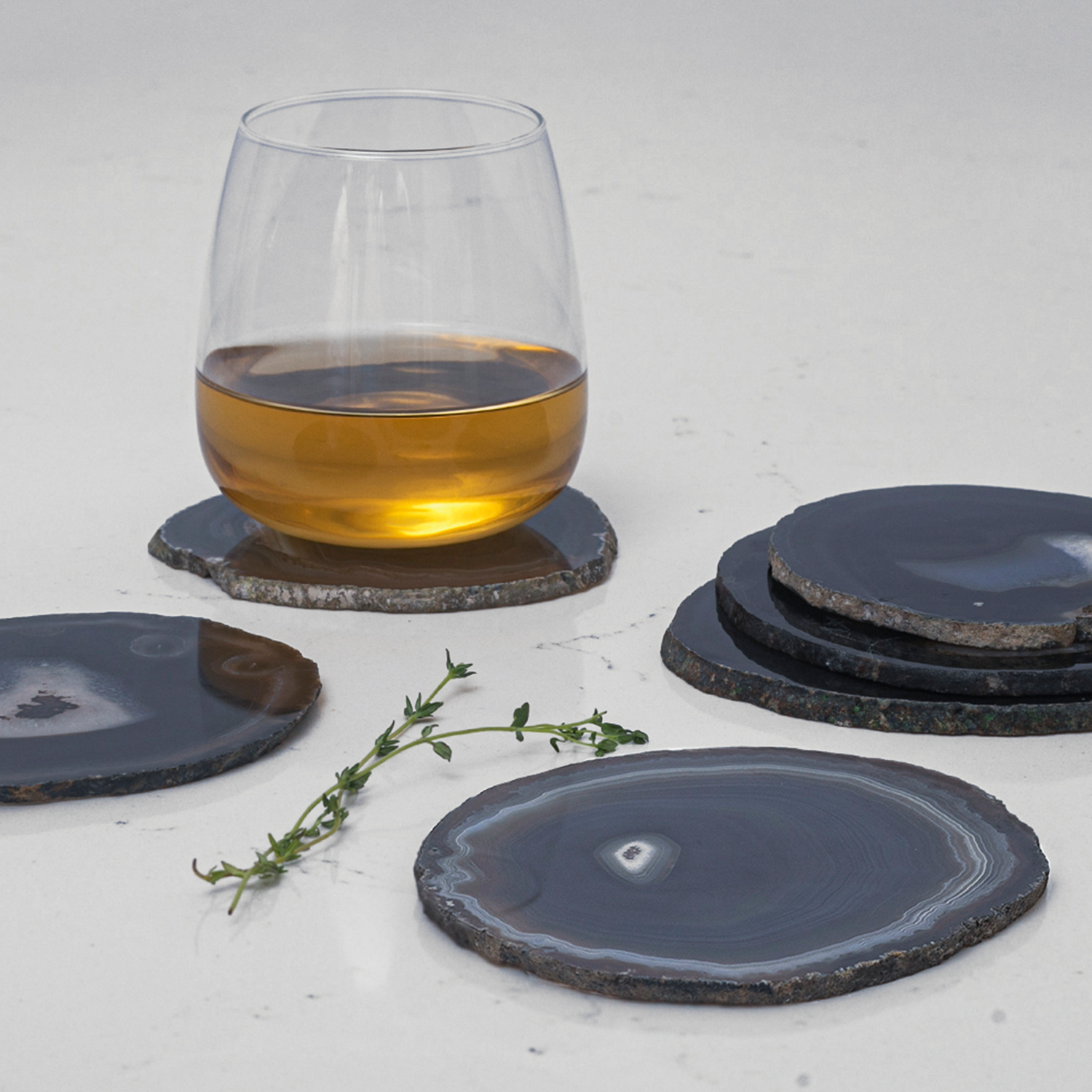 Semi Precious Coasters Set of 4