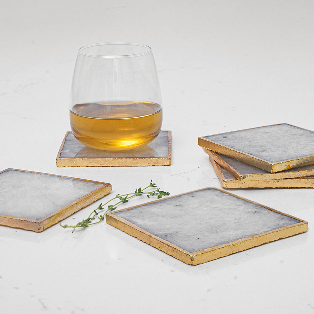 Semi Precious Coasters Set of 4