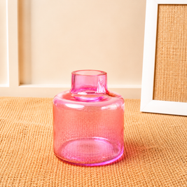 Blush Bloom Pink Vase with Dried Flowers | Decorative Home Décor Vase - https://artecasa.in/