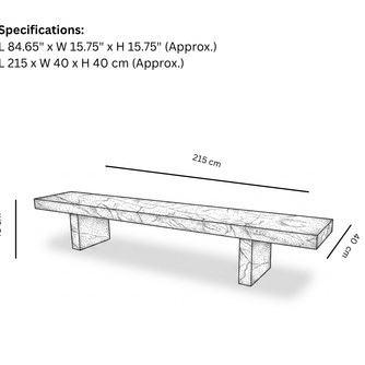 Stone Skin Bench